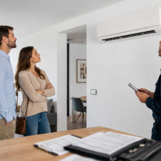 Climatisation et vente immobilière