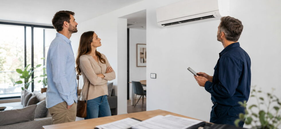 Climatisation et vente immobilière